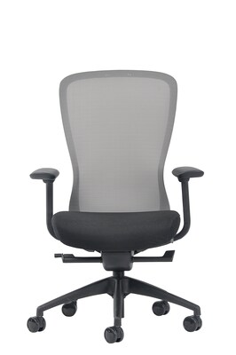 Quill Brand® Ayalon Fabric Seat Gargoyle Mesh Task Chair, Black  (V-AYALON-GAR-BK)