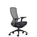 Quill Brand® Ayalon Fabric Seat Gargoyle Mesh Task Chair, Black  (V-AYALON-GAR-BK)