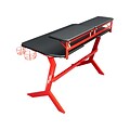 Techni Sport Stryker 50 Computer Desk, Red/Black (RTA-TS201-RED)