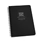 Rite in the Rain All-Weather Pocket Notebook, 4.88" x 7", Universal Ruled, 32 Sheets, Black (773)