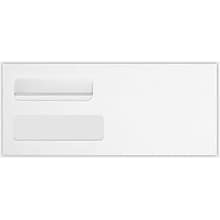 Quality Park Redi-Seal Self Seal #10 Double Window Envelope, 4 1/2 x 9 1/2, White Wove, 1000/Pack