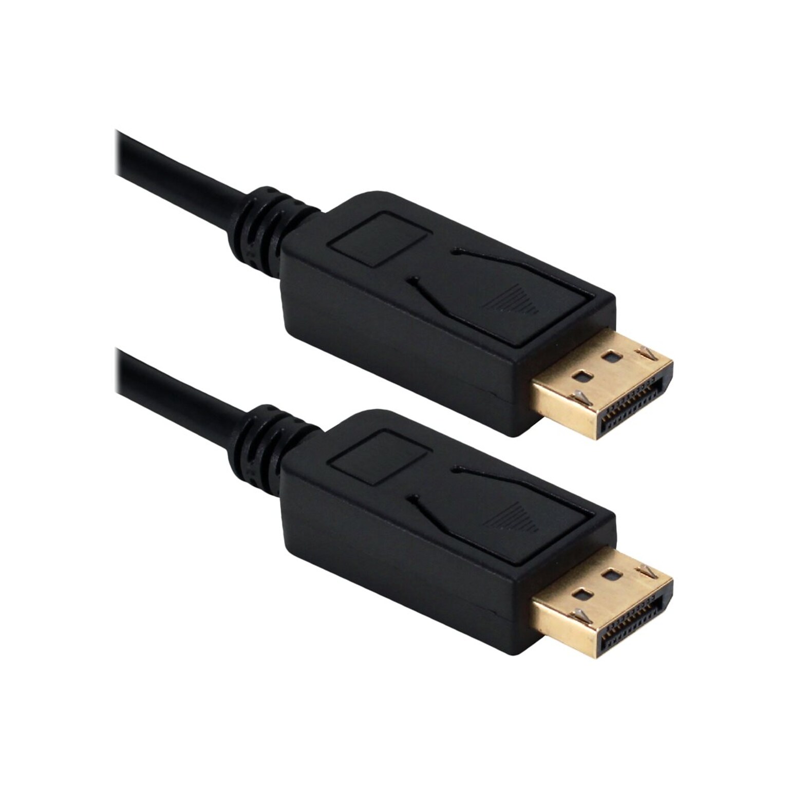 QVS DP8-10 10 DisplayPort Audio/Video Cable, Black