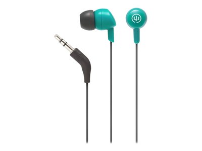 Wicked Audio Brawl Stereo Headphones, Real Teal (WI-1306)