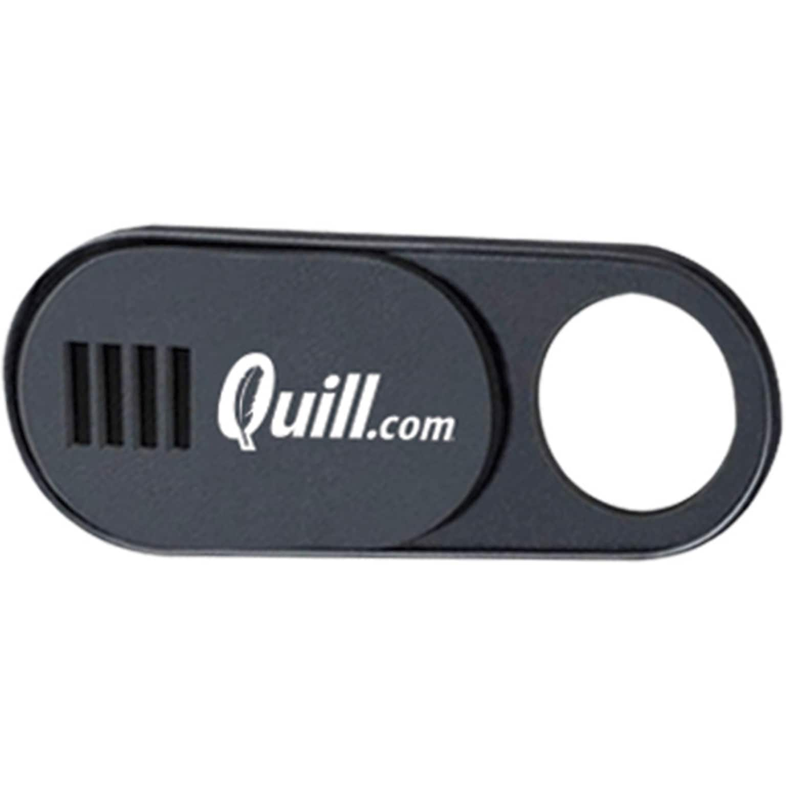 Quill Brand® Slide Series Webcam Cover - Black, 2-Pack