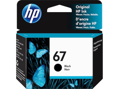 HP 67 Black Standard Yield Ink Cartridge  (3YM56AN#140)