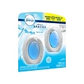 Febreze Small Spaces Solid Air Freshener, Linen & Sky, 0.25 Oz., 2/Pack (93326EA)