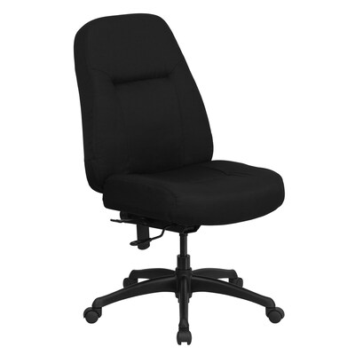 Flash Furniture HERCULES Fabric Executive Big & Tall Chair, Black (WL-726MG-BK-GG)