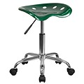 Flash Furniture Vibrant Tractor Seat Stool, Green (LF214AGN)