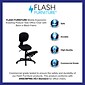 Flash Furniture Ergonomic Fabric Kneeling Posture Task Chair, Armless, Black