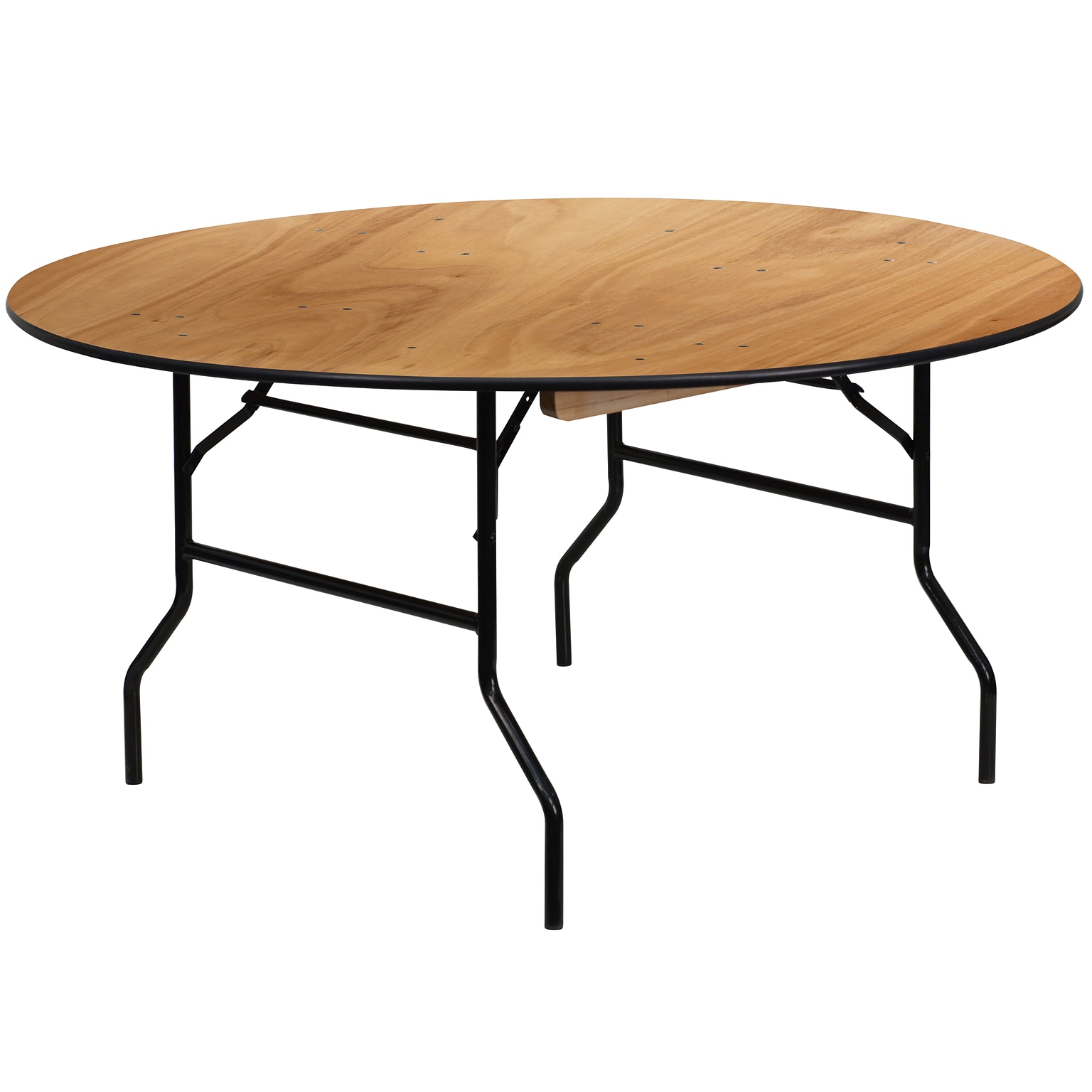 Flash Furniture 30H x 60L x 60D Wood Folding Banquet Table
