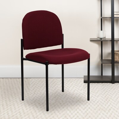 Flash Furniture Tania Fabric Stackable Side Reception Chair, Burgundy (BT5151BY)