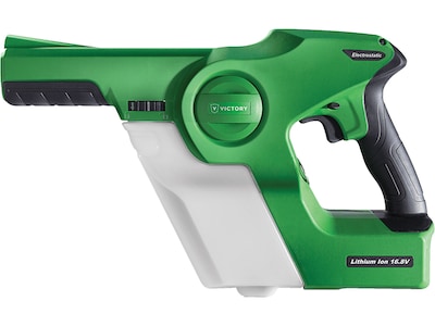 Victory Innovations Professional Cordless Handheld Electrostatic Sprayer, 33.8 oz., Green/Black/White (VSHAND)