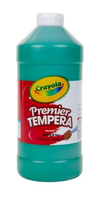 Crayola Premier Tempera Paint, Green, 32 oz. (54-1232-044)