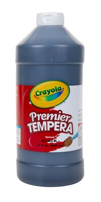 Crayola Premier Tempera Paint, Black, 32 oz. (54-1232-051)