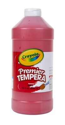 Crayola Premier Tempera Paint, Red, 32 oz. (54-1232-038)