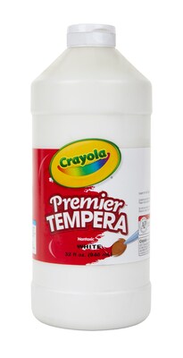 Crayola Premier Tempera Paint, White, 32 oz. (54-1232-053)