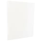 JAM Paper 80 lb. Cardstock Paper, 8.5" x 11", White Glossy, 50 Sheets/Pack (01034702F)