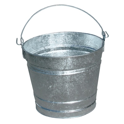 Magnolia Brush 455-14QT Hot Dipped Galvanized Steel Pail, 14 qt. (455-14QT)