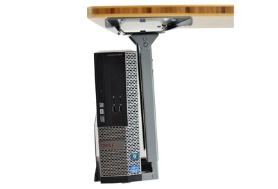 Uncaged Ergonomics Adjustable Monitor Mounting Kit, Gray/Silver (CPU1G)