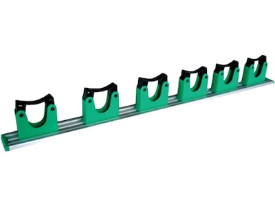 Unger Hang Up 28 Cleaning Tool Holder, Silver/Green (HO700)