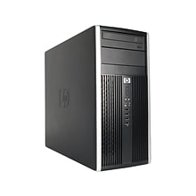 HP Compaq 6300 Pro 080101288491 Refurbished Desktop Computer, Intel i7, 8GB RAM, 128GB SSD