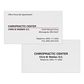 Custom 1-2 Color Appointment Cards, CLASSIC® Laid Antique Gray 80#, Flat Print, 2 Standard Inks, 2-S