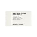 Custom 1-2 Color Appointment Cards, CLASSIC® Linen Antique Gray 80#, Flat Print, 1 Standard Ink, 1-S