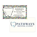 Custom Full Color Appointment Cards, CLASSIC CREST® Natural White 110#, Flat Print, 2-Sided, 250/Pk