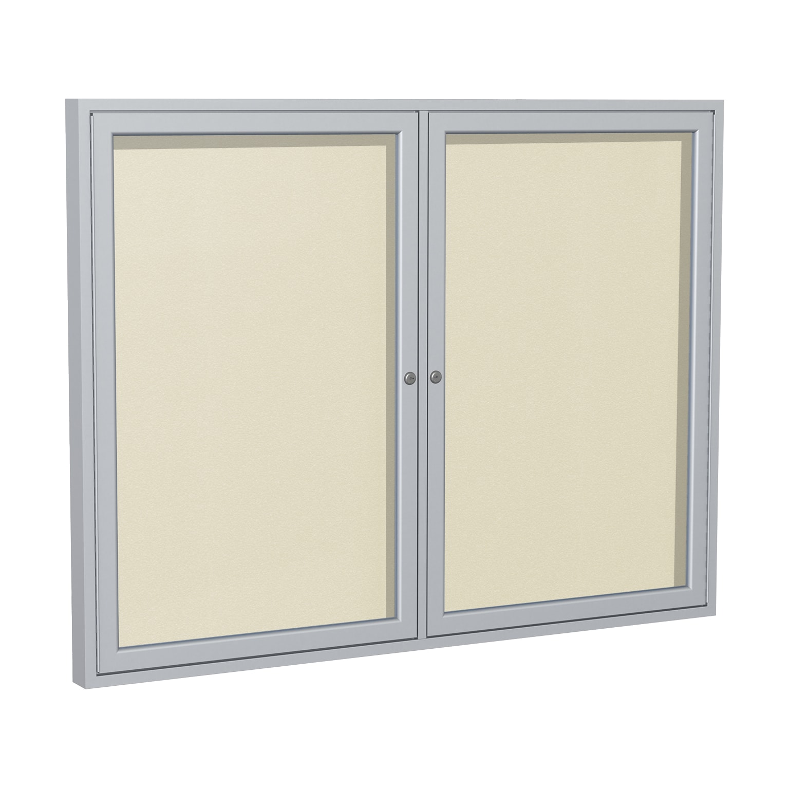 Ghent Vinyl Enclosed Bulletin Board, Aluminum Frame, 4 x 3 (PA23648VX-185)