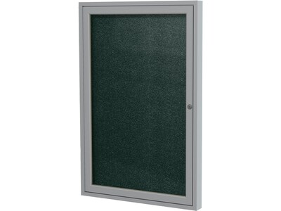 Ghent Vinyl Bulletin Board, Satin Frame, 2 x 1.5 (PA12418VX-183)