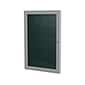 Ghent Vinyl Bulletin Board, Satin Frame, 2' x 1.5' (PA12418VX-183)