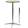 Flash Furniture 24 Round Wood Cocktail Table