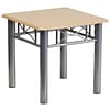 Flash Furniture 21W x 21D End Table Natural Laminate (JB6ENDNAT)