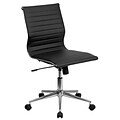Flash Furniture Foam Back Leather Conference Chair, Gray and Black (BT9836M2BK)