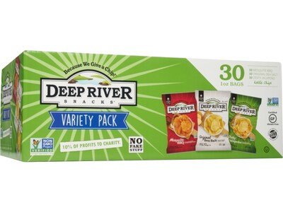 Deep River Snacks Variety Pack Snack Mix, 1 Oz., 30/Carton (OS-MB-ZJ)