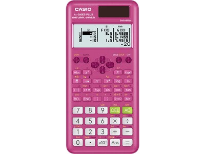 Casio 2nd Edition 16-Digit Solar Powered Scientific Calculator, Pink (FX-300ESPLS2-PK)