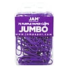 JAM Paper Jumbo Paper Clips, Purple, 75/Pack (42186879)