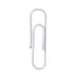 JAM Paper Small Paper Clips, White, 100/Pack (2183755)