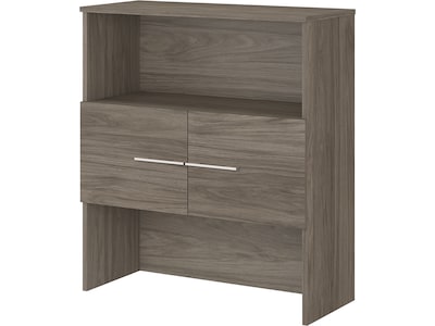 Bush Business Furniture Office 500 36 W Desktop Hutch, Modern Hickory (OFH136MH)