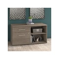 Bush Business Furniture Office 500 23.2 Storage Cabinet with Two Shelves, Modern Hickory (OFS145MH)
