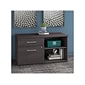 Bush Business Furniture Office 500 23.2" Storage Cabinet with Two Shelves, Storm Gray (OFS145SG)