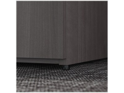 Bush Business Furniture Office 500 30" Storage Cabinet with Two Shelves, Storm Gray (OFS136SGSU)
