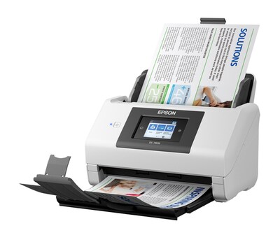 Epson WorkForce DS-780N Sheetfed Desktop Scanner, Black/White (B11B227201)