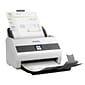 Epson WorkForce DS-870 B11B250201 Desktop Scanner, White/Black