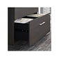 Bush Business Furniture Office 500 2-Drawer Lateral File Cabinet with Hutch, Locking, Letter/Legal, Storm Gray (OF5007SGSU)