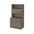 Bush Business Furniture Office 500 2-Drawer Lateral File Cabinet, Locking, Letter/Legal, Modern Hick