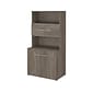 Bush Business Furniture Office 500 70" Storage Cabinet with 4 Shelves, Modern Hickory (OF5008MHSU)