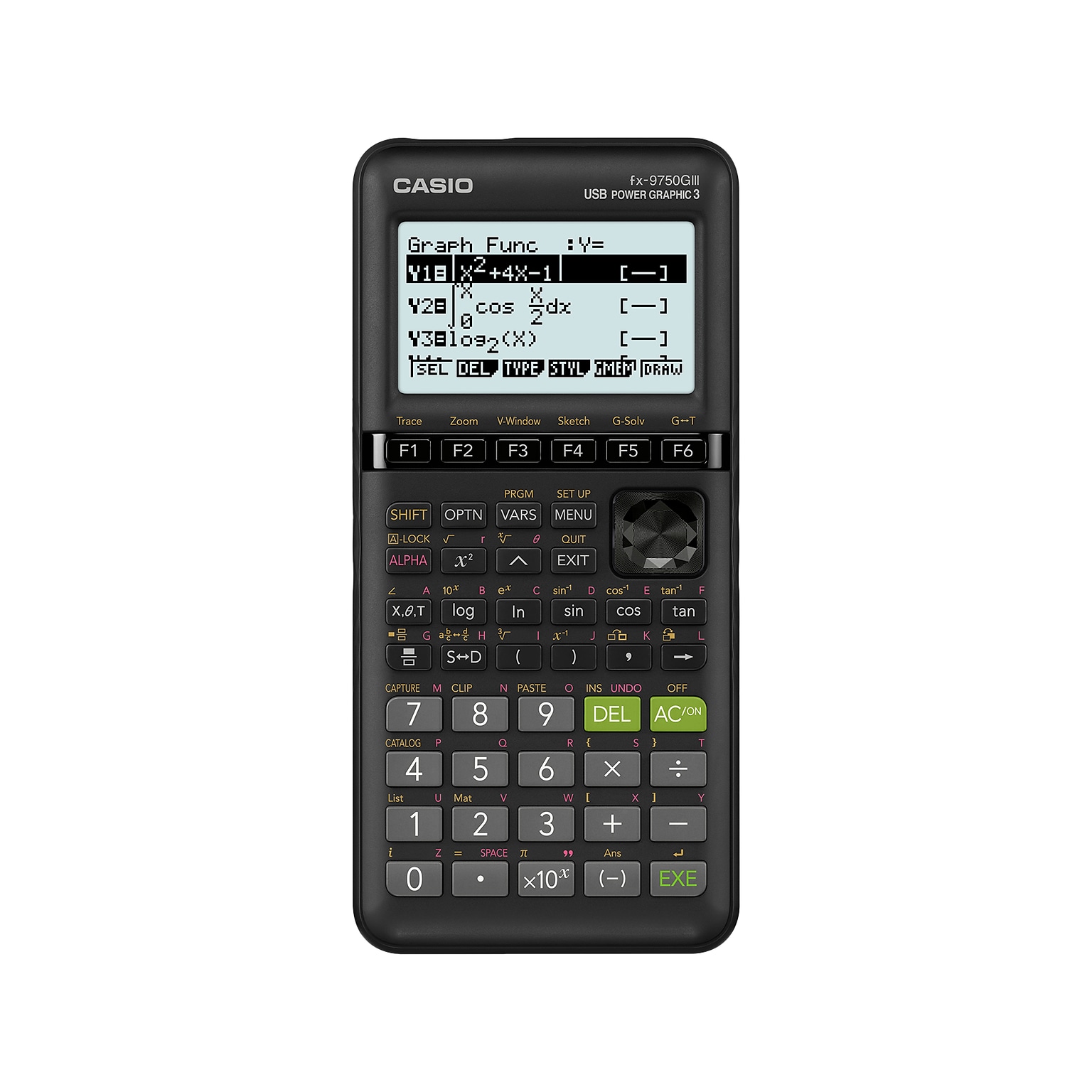 Casio FX-9750GIII Graphing Calculator, Black