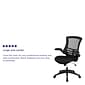 Flash Furniture Kelista Ergonomic Mesh Swivel Mid-Back Task Office Chair, Black (BLX5MBK)