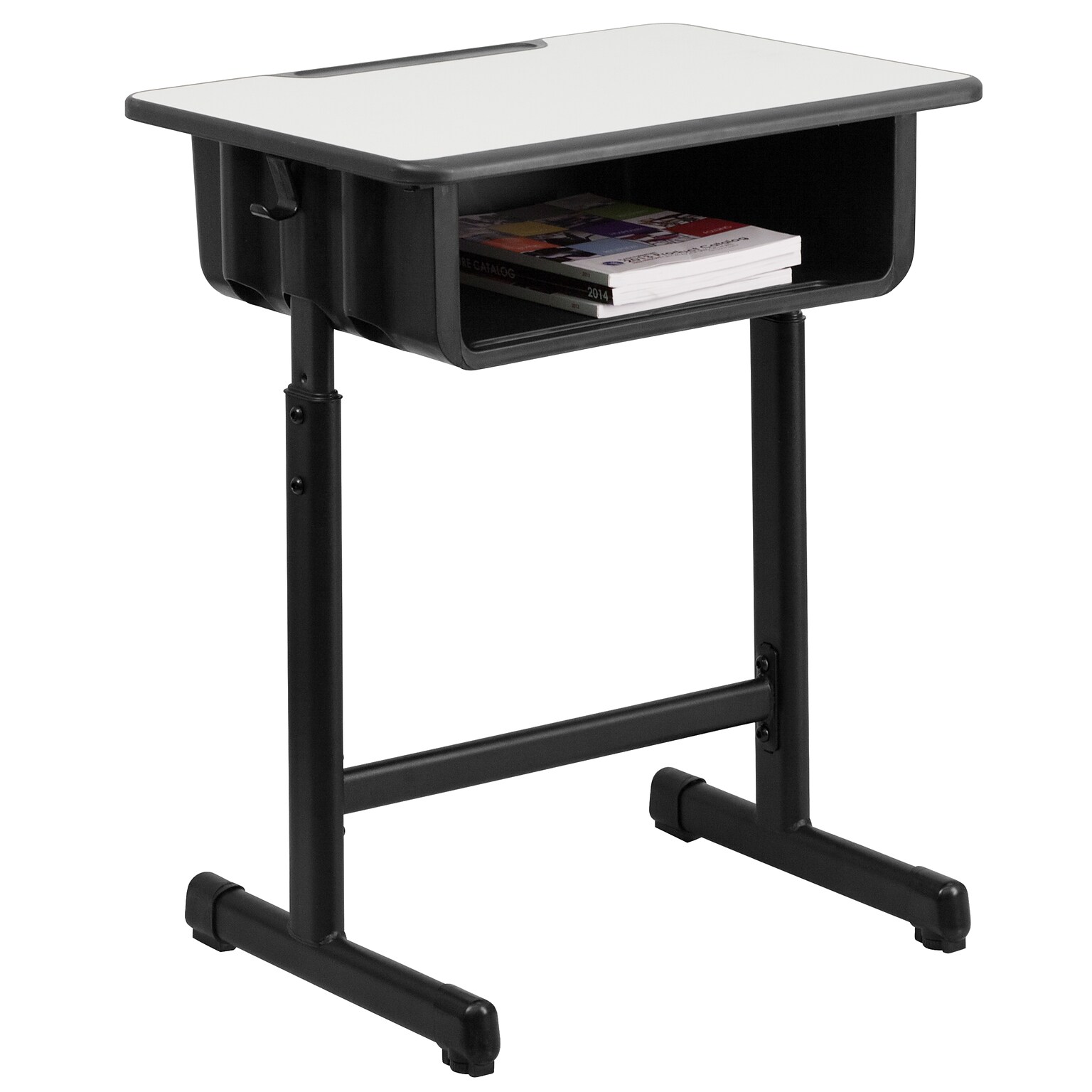 Flash Furniture Plastic Student Desk, Grey (YUYCY046)